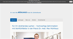 Desktop Screenshot of dr-muehlhaus.com